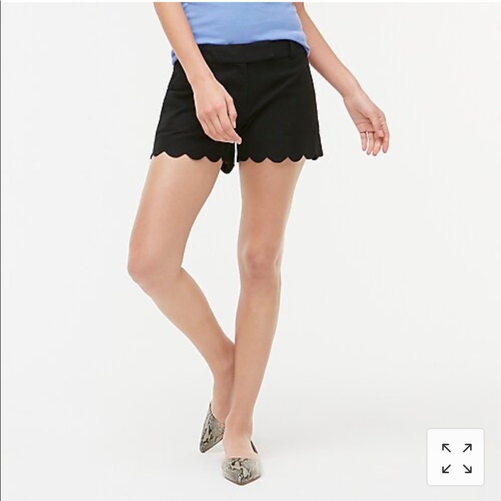 J. Crew scallop edge shorts WITH POCKETS NWT